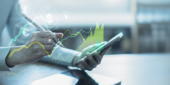 Mobile Digital Finance and Currency Exchange with Real-Time Market Analytics.