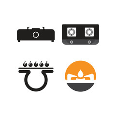 stove cooking siple logo