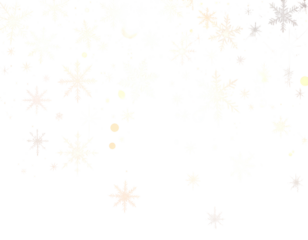 Sparkling snowflakes falling against a dark, starry night
