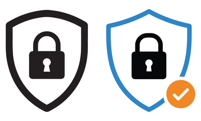 Secure Data Protection & Privacy Icons