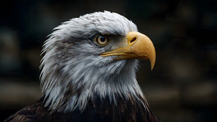 Obraz premium portrait of a bald eagle