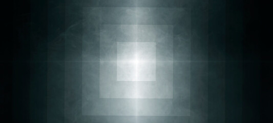 Dark scene with foggy glow, Color Gradient blue neon spotlights, reflective floor studio background for product display, abstract futuristic design, banner, Halloween night atmosphere presentation