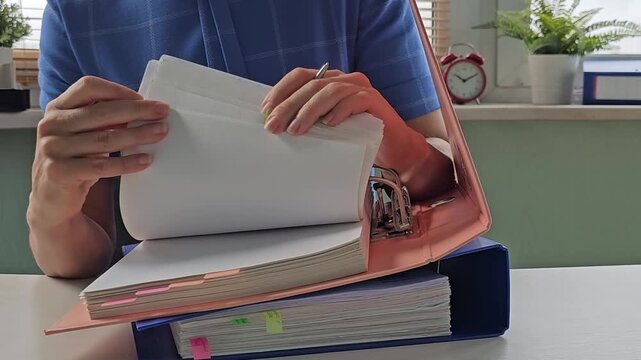 Organizing important documents at work for a more efficient workflow in the office