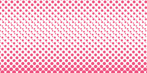Pink gradient halftone dot pattern abstract graphic background