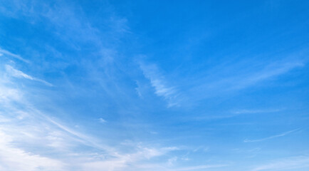 Fototapeta premium blue sky with white clouds