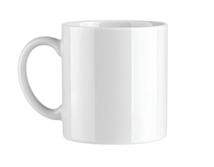 Collection of white minivan. Different angles and perspectives of white cars - Firefly_Ceramic coffee mug with minimalist design isolated on transparent background, ideal f