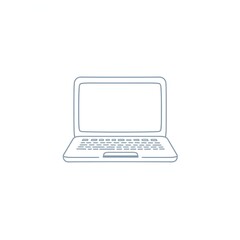 Laptop Computer Sketch