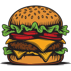 burger vector design.