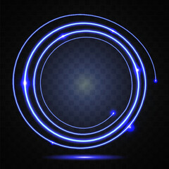 abstract background with blue circles