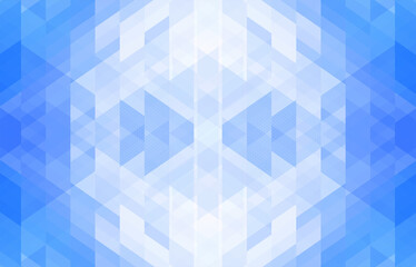 Abstract futuristic blue geometric shapes background