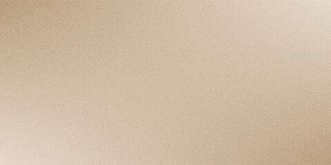 Amazing brown beige grainy gradient background banner backdrop noise texture, copy space