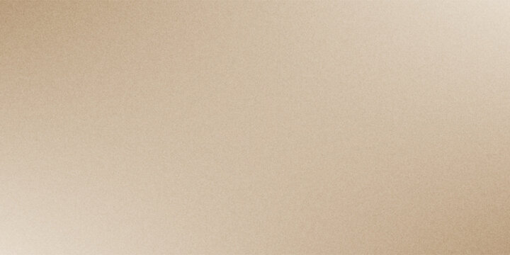 Amazing brown beige grainy gradient background banner backdrop noise texture, copy space