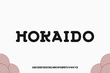 Display alphabet font vector design suitable for headline, poster, logo, magazine and many more