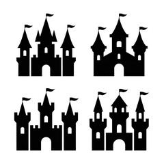 Obraz premium Enchanting castles for your fairytale story designs