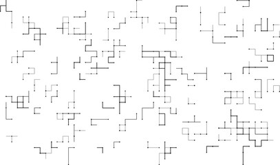 Technology circuit board electronics digital banner blue line pattern vector design