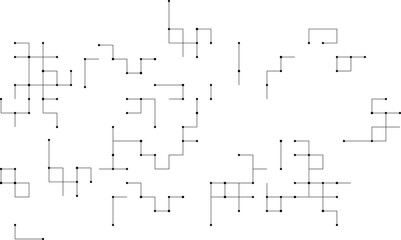 Technology circuit board electronics digital banner blue line pattern vector design