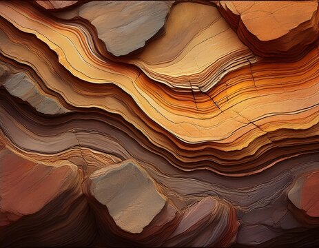 textured stone a geological marvel of layered rock formation with natural patterns and earthy tones ideal for landscapes and backgrounds