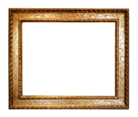 retro horizontal ornamental picture frame cutout