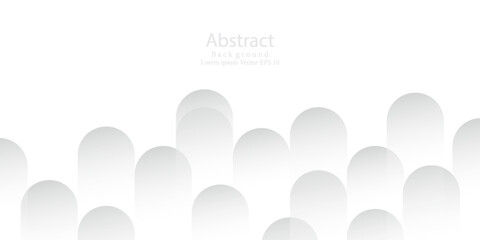 Gray line background curve element with white space for text and message design, overlapping layers. EPS10, website