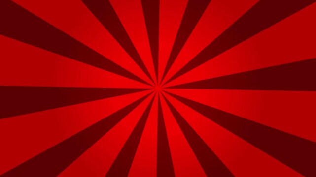 Red and dark red radial burst pattern emanating from a central point background illustration art