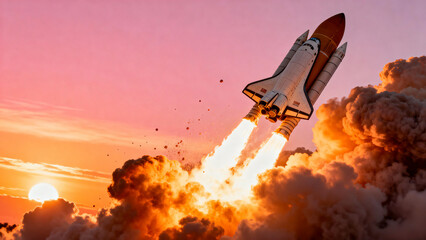 space shuttle launch