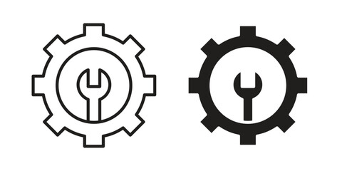 Car mechanic icon in simple modern vector format. EPS icon pack