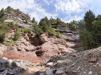 Eine fantastische Wanderung durch die Blätterbachschlucht bei Aldein in Südtirol