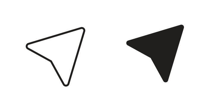Cursor icon in simple modern vector format. EPS icon pack