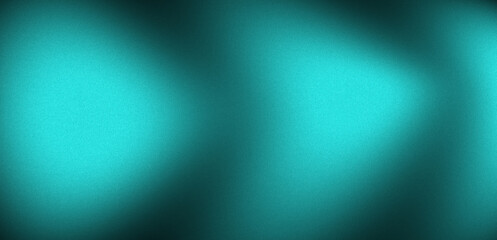 Abstract glowing gradient blur of green and black colors on dark grainy texture, modern futuristic banner design