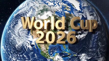 Countdown to Glory Animated Title Sequence for World Cup 2026 Event Promotion
