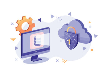 Secure data management in the cloud with advanced system configuration and robust protection measures for digital information