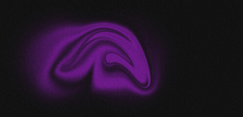 Dark grainy black texture with soft glowing pink gradient blur, elegant futuristic abstract smooth banner