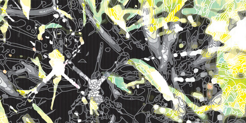 Watercolor seamless pattern with hand drawn simple flowers. Floral print.