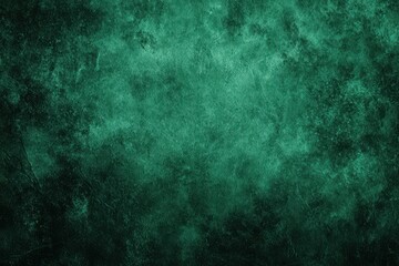 Naklejka premium Dark green vintage paper texture with cloudy marbling and soft black vignette for festive design backgrounds