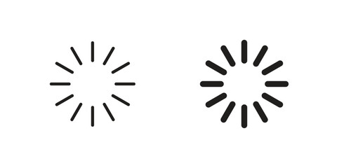 Loading icon in simple modern vector format. EPS icon pack