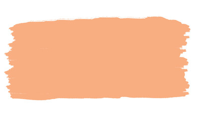 orange paint brush stroke texture transparent background bold abstract design element