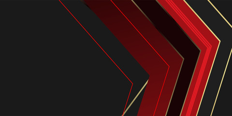 Black and red geometric abstract vector background with copy space eps 10.