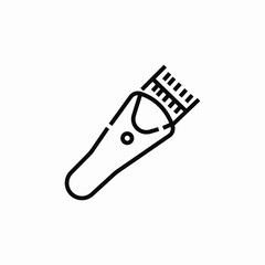 trimmer shave icon sign vector