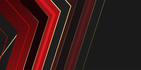 Black and red geometric abstract vector background with copy space eps 10.