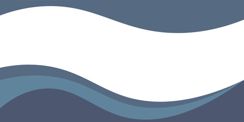 white background blue business wave banner. vector