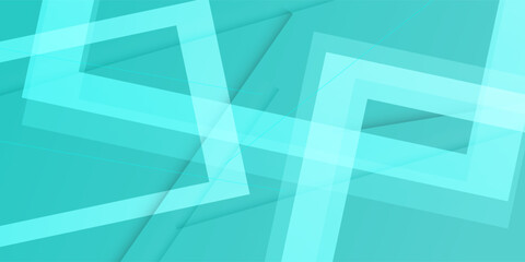 Bright colorful abstract geometric background with green turquoise gradient color combinationEps10 vector