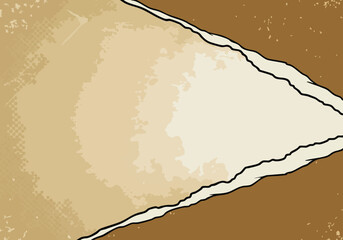Dynamic vintage torn paper background featuring distressed textures and earthy tones ideal for message placement or graphic element presentation