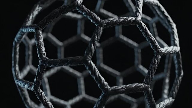Dynamic Visualization of Molecular Structures: A Captivating Animation of Buckminsterfullerene C60