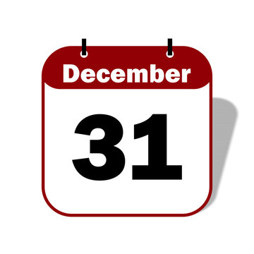 31 December Date Icon 