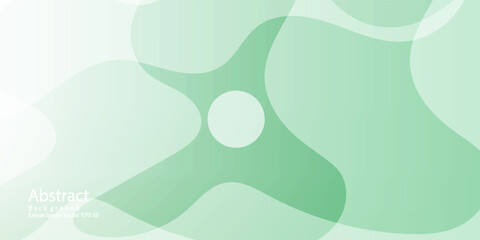 Fluid Shapes Green Abstract Design. Modern concept for graphic design, background, web design, poster, banner, book, slideshow.