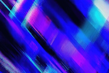 Abstract blue, pink, & teal streaks creating a diagonal, textured pattern
