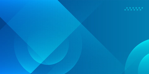 Modern Abstract Blue Geometric Background. Modern creative trendy design in vector illustration