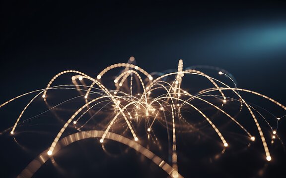 Abstract network connections background