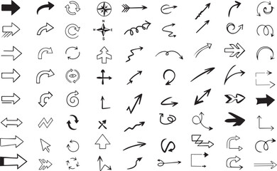 Diverse Set of Arrows Navigate Designs with Directional Elements