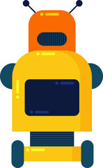 Cartoon Robot Illustration